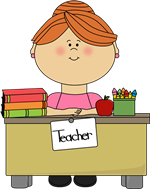 Teacher at Desk 