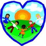 heart with children 